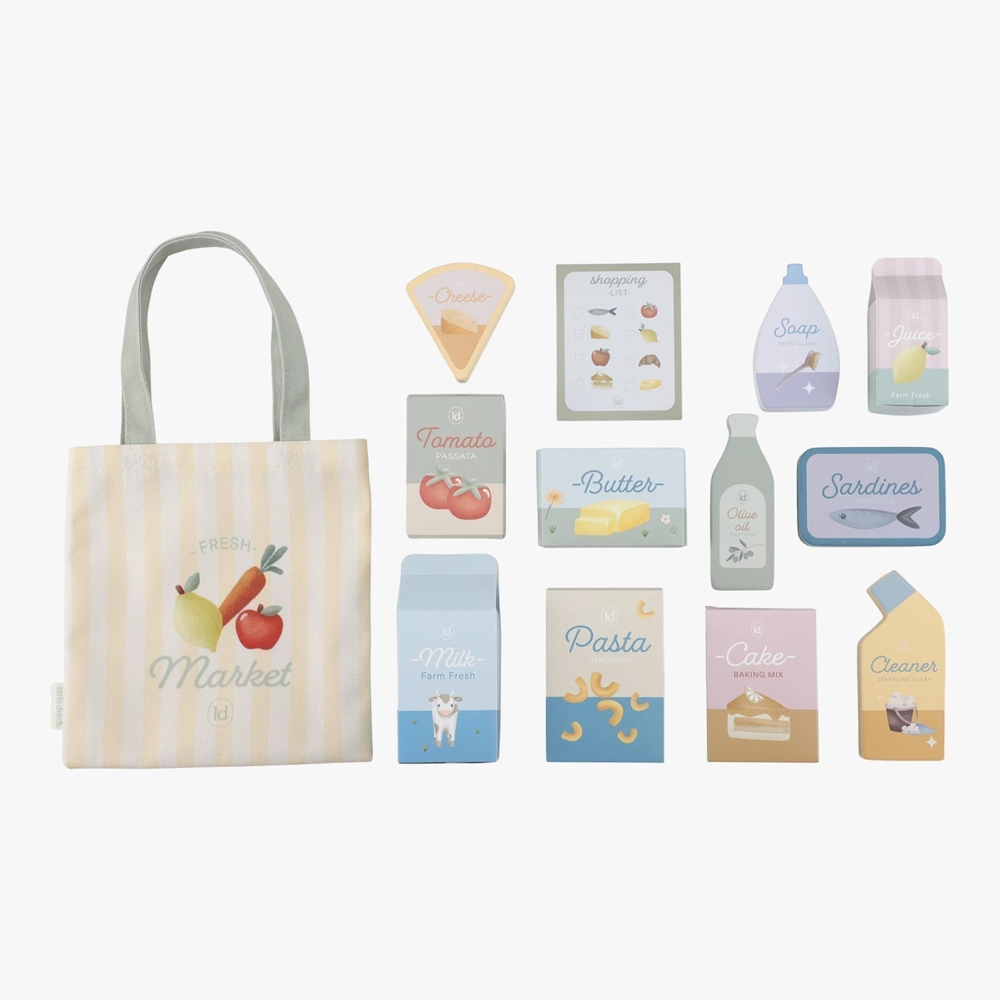 Little Dutch Wooden Shopping Cart